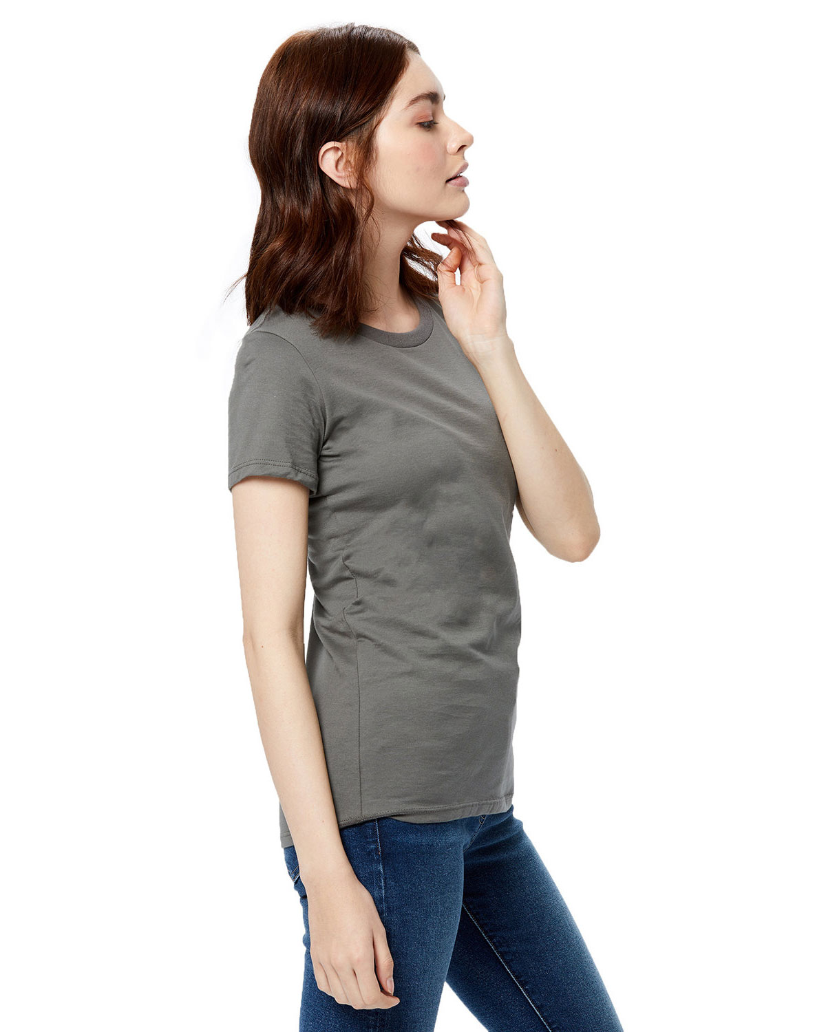 US Blanks US100 Women's Cotton T-Shirt view 3