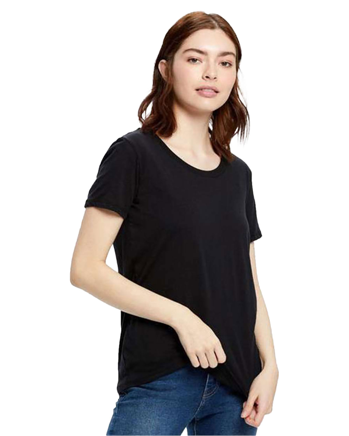 US Blanks US115 Women's Loose Fit Boyfriend Tee