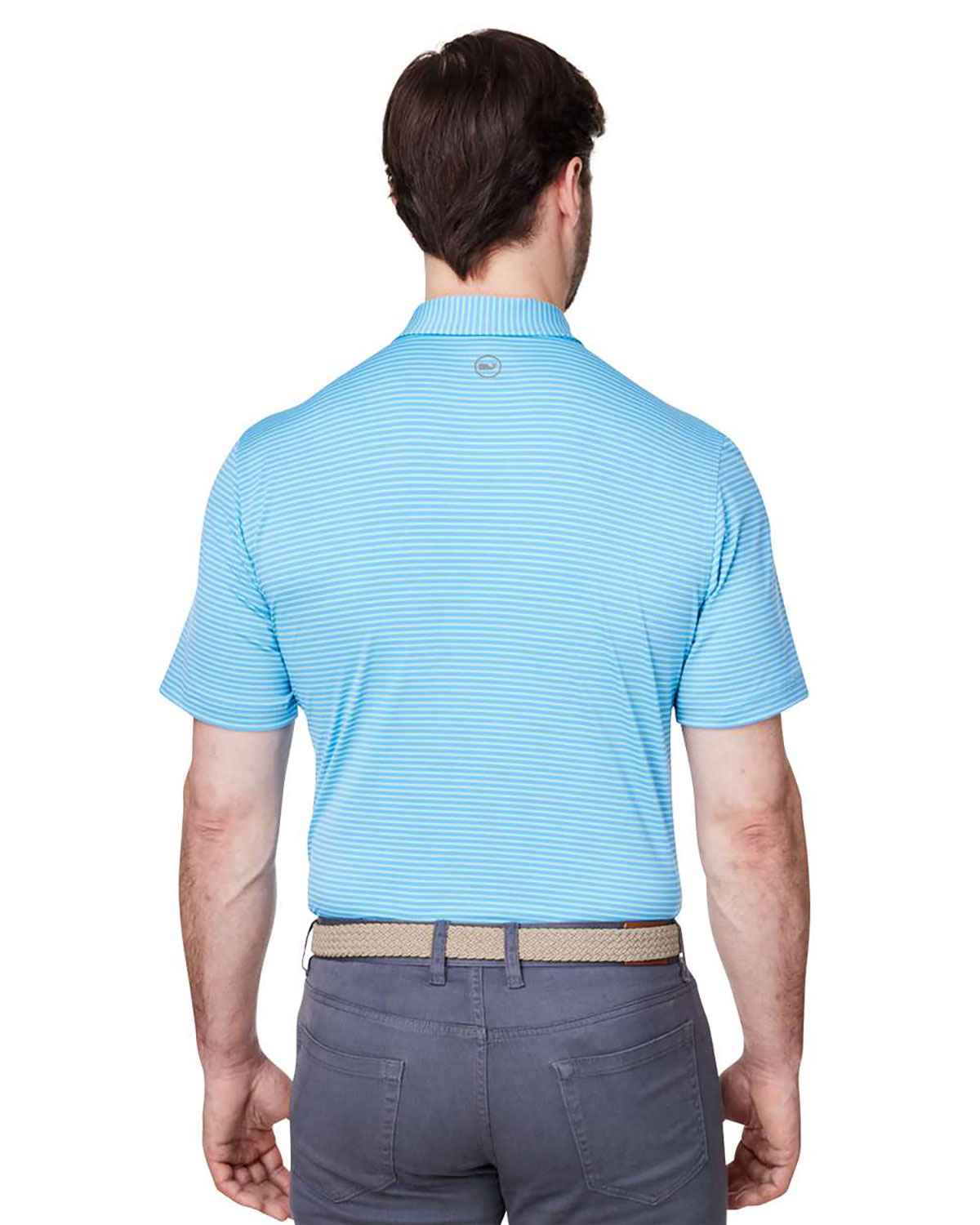 vineyard vines G012426 Men's Bradley Stripe Sankaty Polo view 2