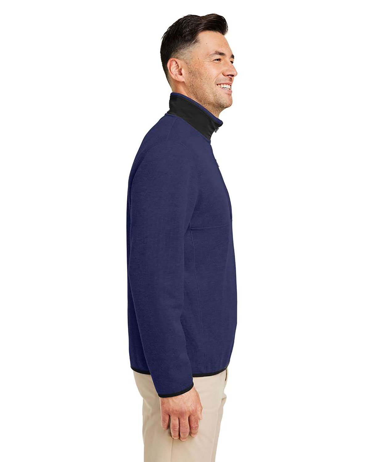 vineyard vines K004694 Men's Mountain Sweaterfleece Quarter-Zip Pullover view 3