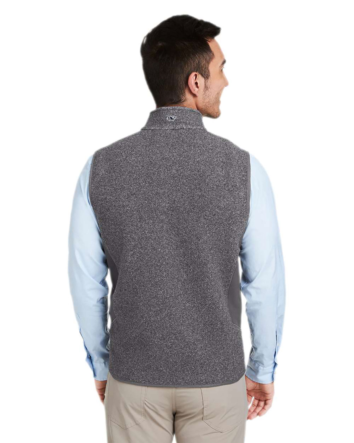vineyard vines O001401 Men's Harbor Fleece Vest view 2