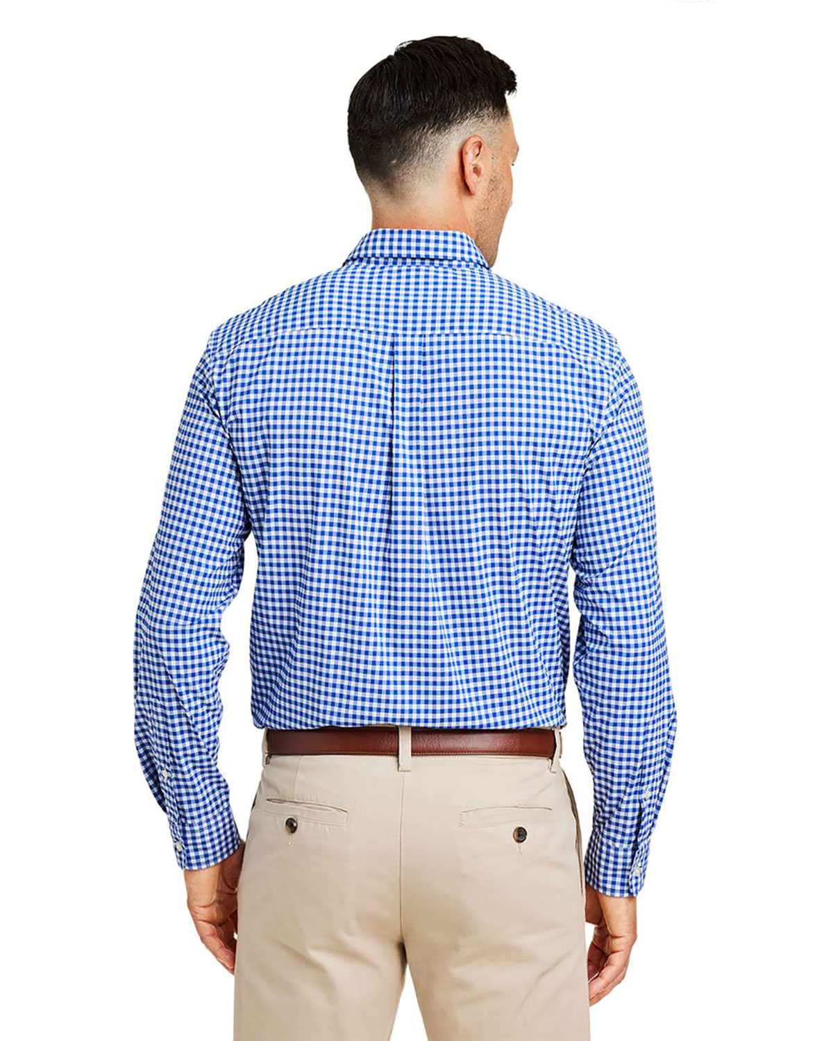vineyard vines W012060 Men's On-The-Go Nylon Gingham Shirt view 2
