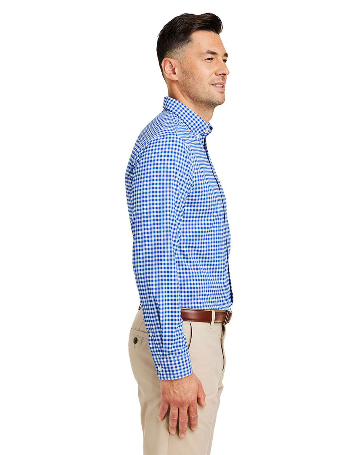 vineyard vines W012060 Men's On-The-Go Nylon Gingham Shirt view 3