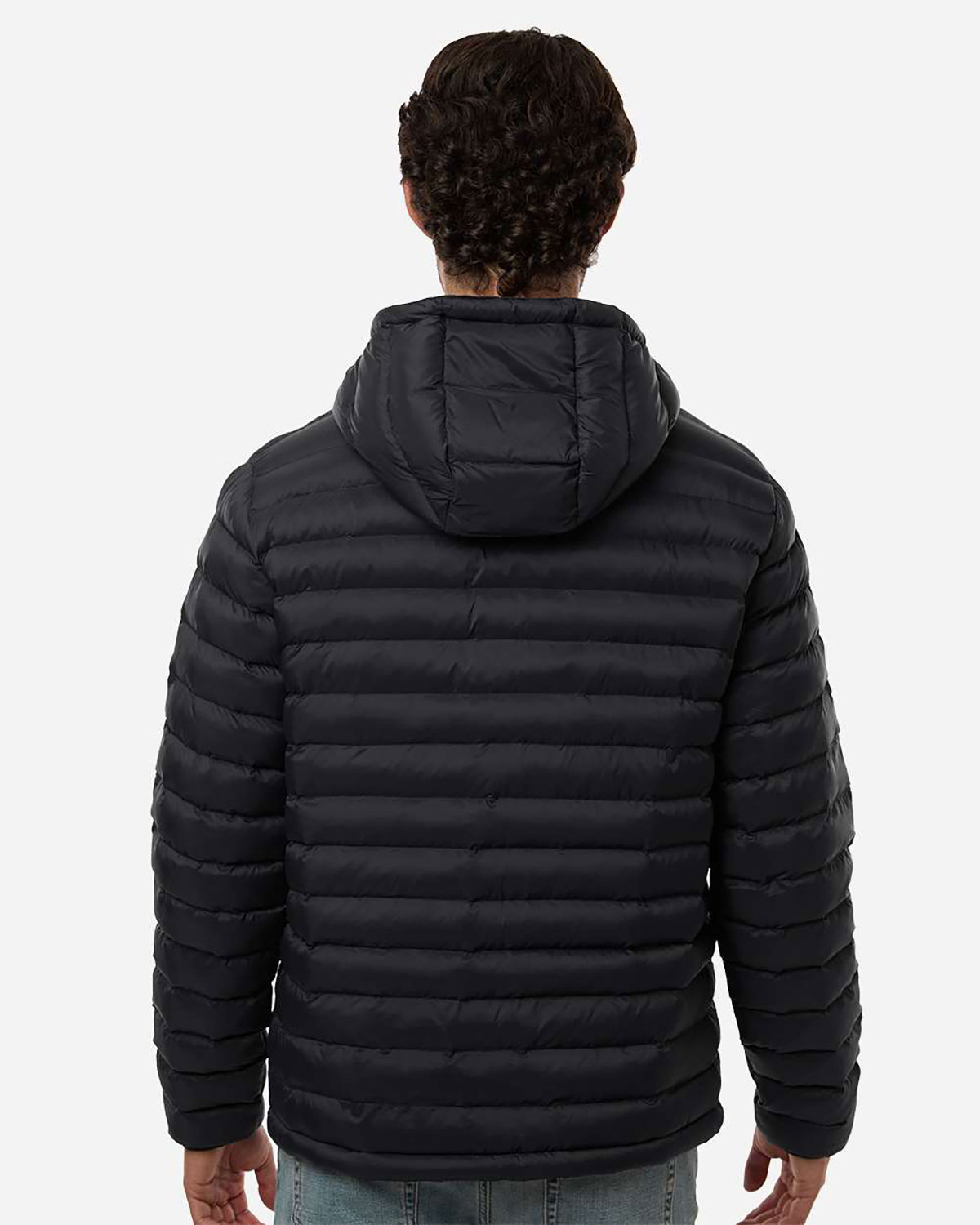 Weatherproof 26715 Men's Lightweight Poly-filled Hooded Puffer Jacket view 2