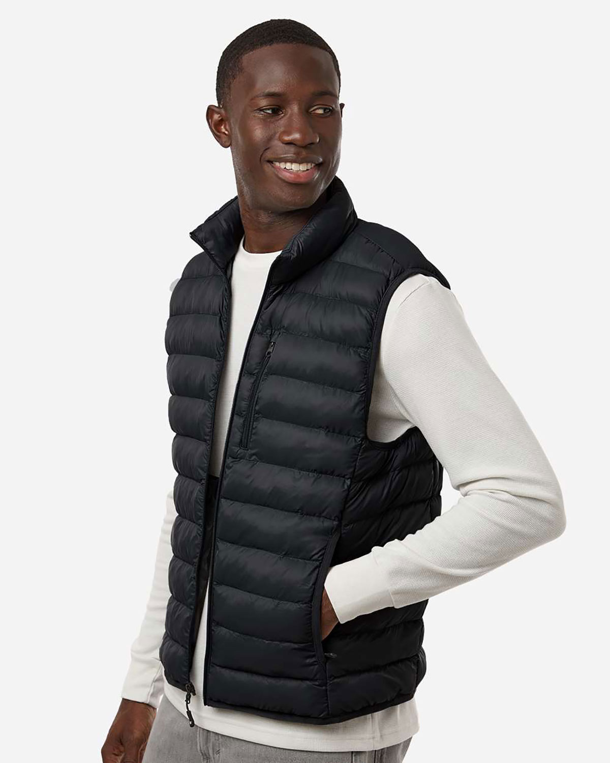 Weatherproof 26717 Men's Lightweight Poly-filled Packable Vest view 3