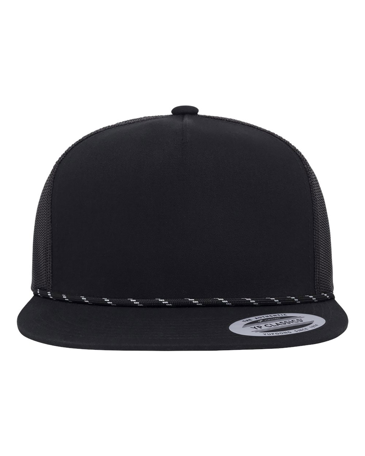 YP Classics 6006BD Classic Five-Panel Trucker Rope Cap view 3