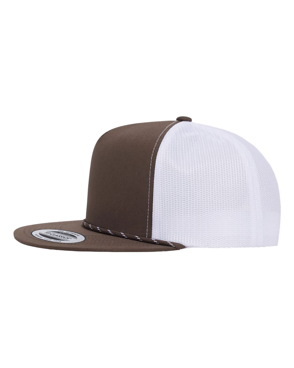 YP Classics 6006BD Classic Five-Panel Trucker Rope Cap - GotApparel