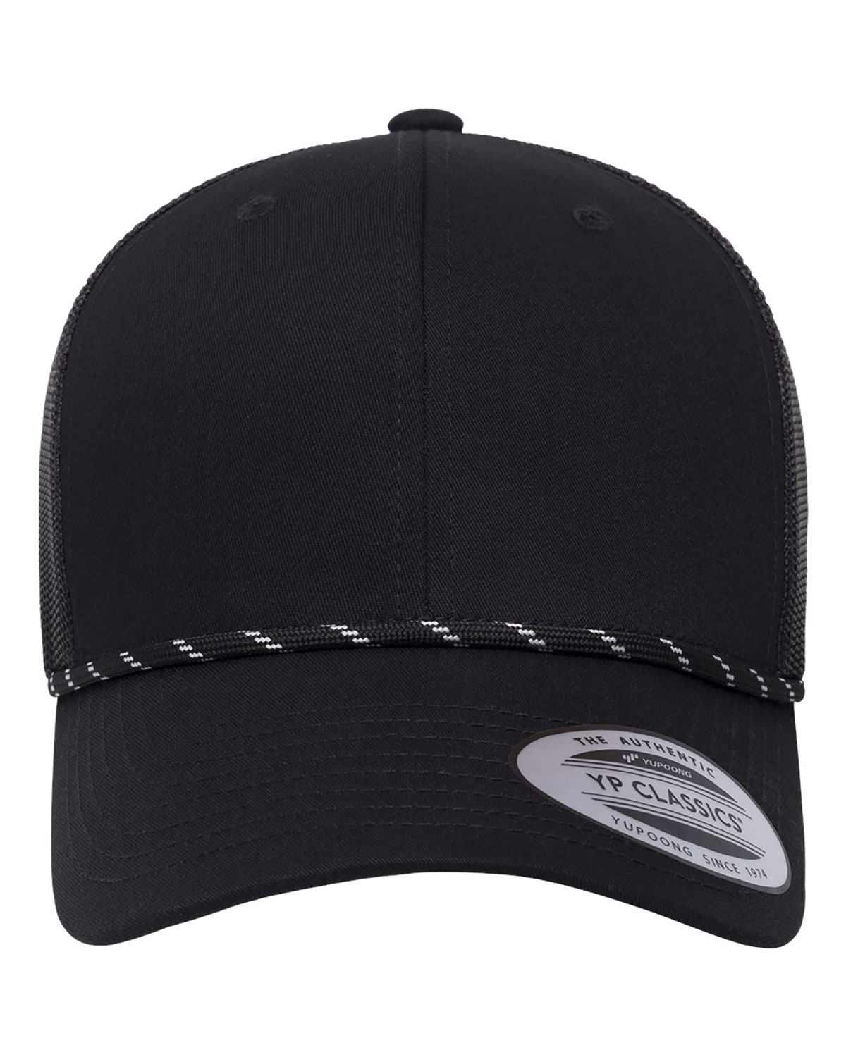 YP Classics 6606BD Retro Trucker Rope Cap view 3