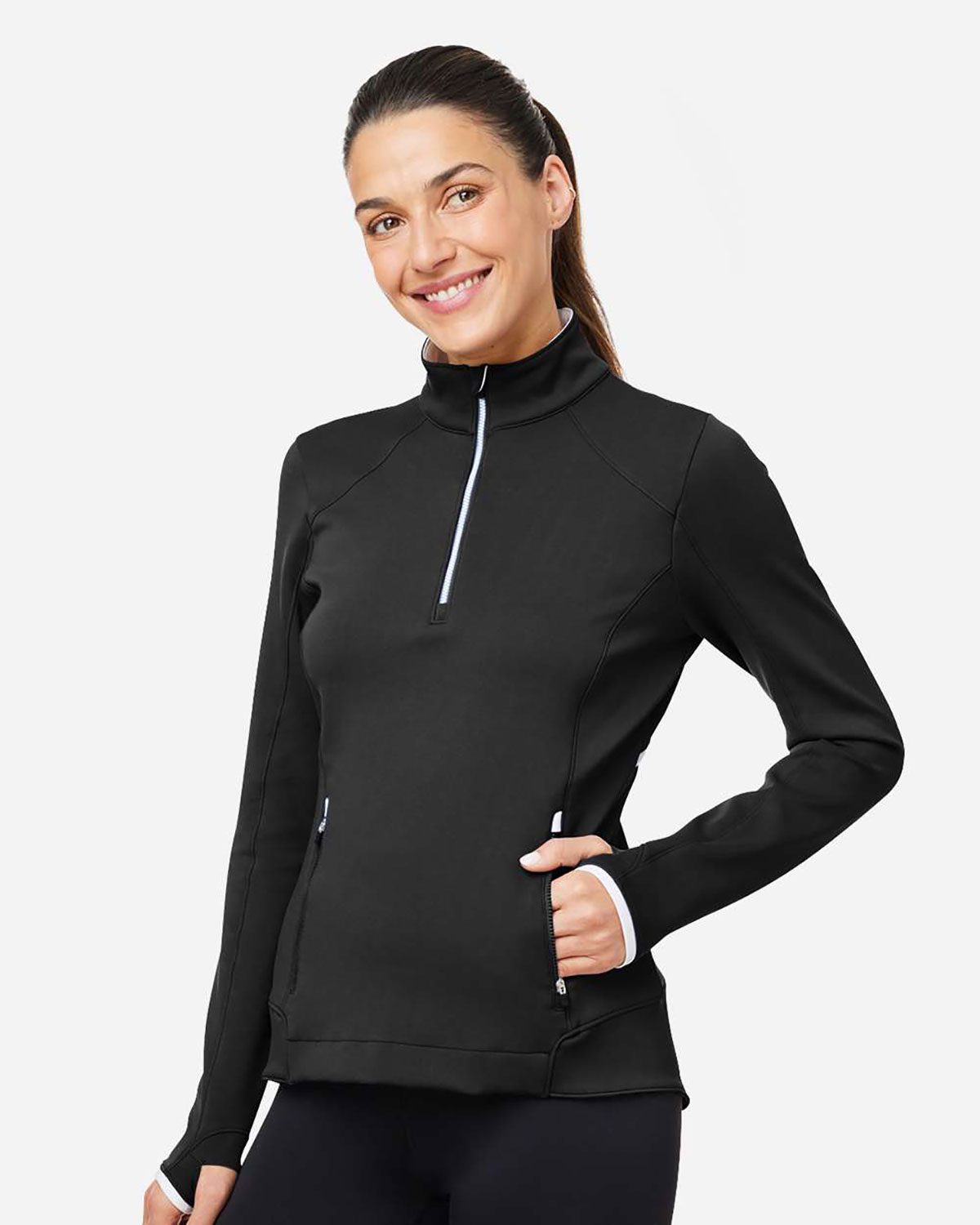Zero Restriction L1022L Women's Sofia Quarter-Zip Pullover view 3