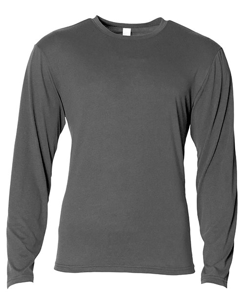 A4 N3029  Men's Softek Long-Sleeve T-Shirt at GotApparel