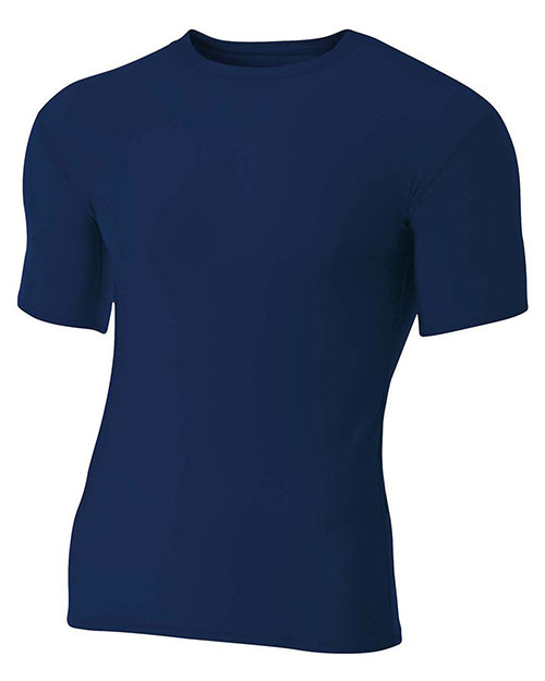 A4 N3130 Men Short-Sleeve Compression Crew at GotApparel