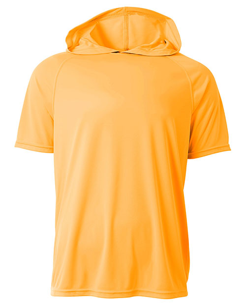 A4 N3408 Men Short Sleeve Hooded Tee at GotApparel