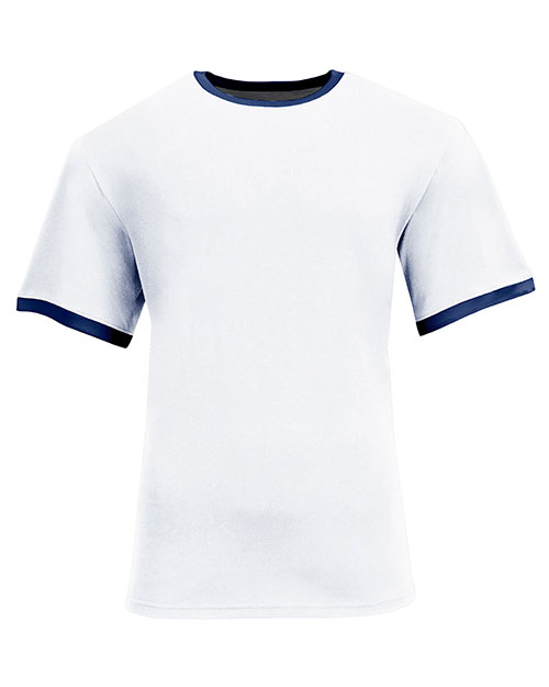 A4 N3518  Unisex Softek Ringer T-Shirt at GotApparel