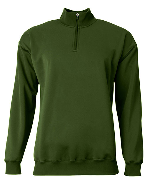 A4 N4282  Adult Sprint Fleece Quarter-Zip at GotApparel