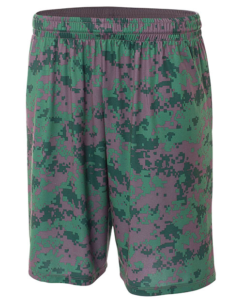 A4 N5322 Men Printed Camo Performance Shorts at GotApparel