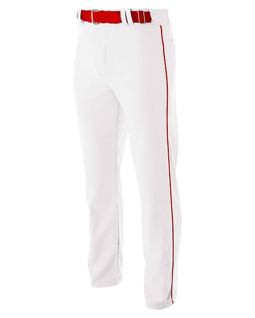 A4 Drop Ship N6162 Men Pro Style Open Bottom Baggy Cut Baseball Pants at GotApparel