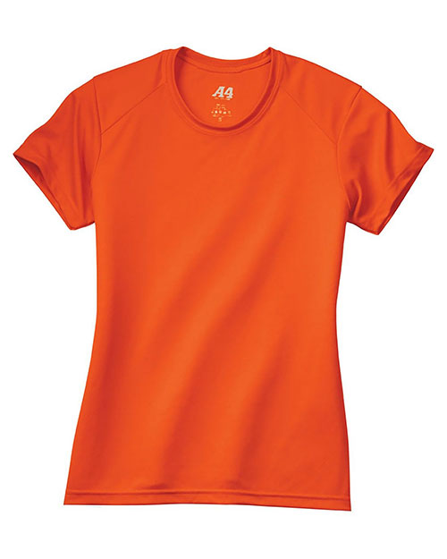 A4 NW3201 Women Shorts Sleeve Cooling Performance Crew Shirt at GotApparel