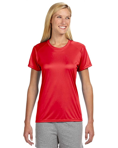 A4 NW3201 Women Shorts Sleeve Cooling Performance Crew Shirt at GotApparel