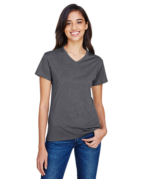 A4 NW3381 Women Topflight Heather Tee at GotApparel