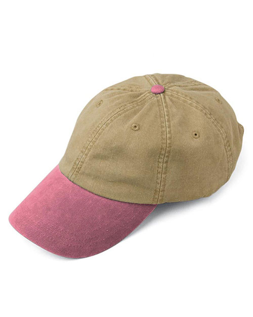Adams AD969 Unisex 6-Panel Low-Profile Washed Pigment-Dyed Cap at GotApparel