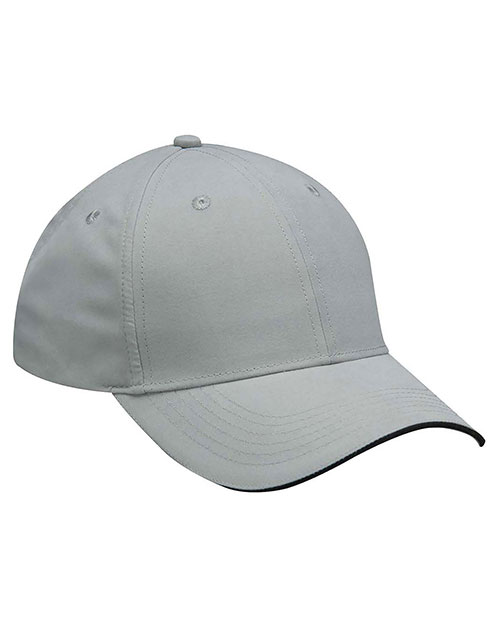 Adams PE102 Men 6-Panel Mid-Profile Structured Moisture Management Cap at GotApparel