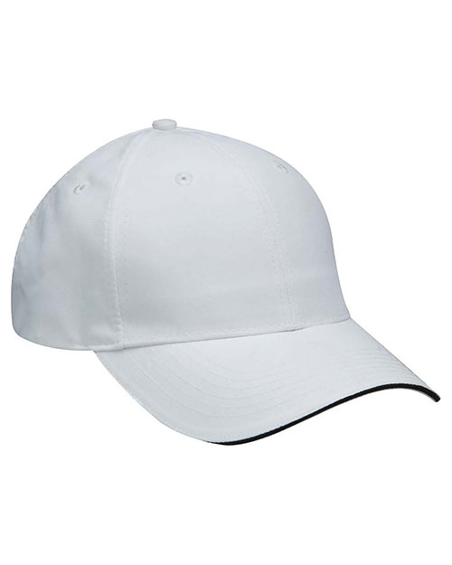 Adams PE102 Men 6-Panel Mid-Profile Structured Moisture Management Cap at GotApparel