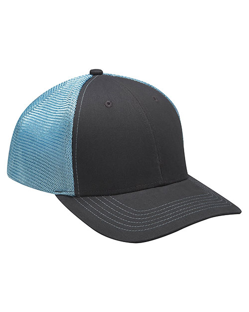 Adams PR102 Brushed Cotton/Soft Mesh Trucker Cap at GotApparel