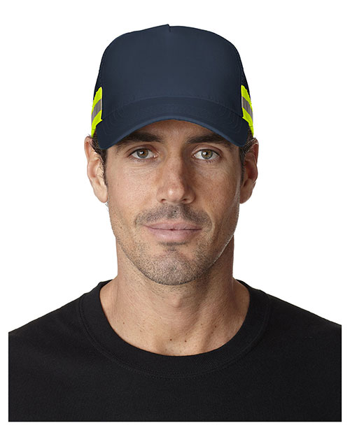 Adams TR102 Unisex Trucker Reflector HighVisibility Constructed Cap at GotApparel