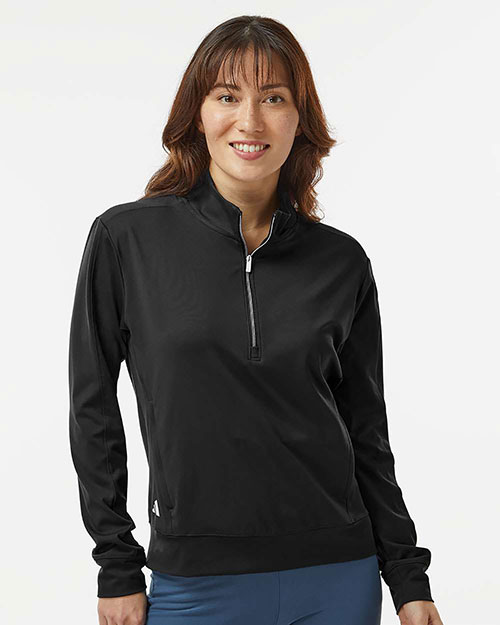 Adidas A1002 Women's Ultimate365 Quarter-Zip Pullover at GotApparel