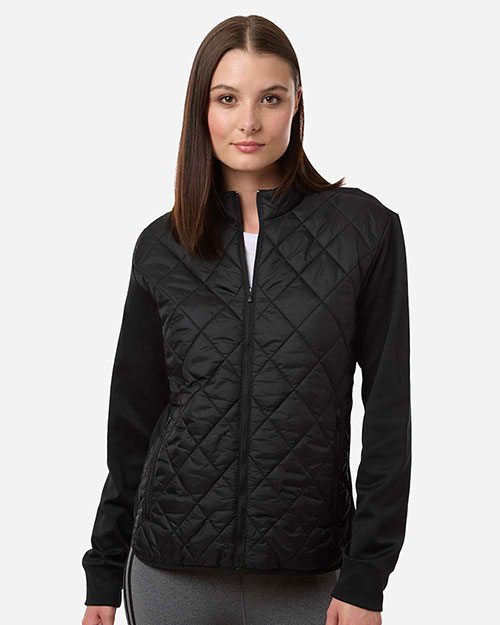 Adidas A1009 Women's Ultimate Quilted Full-Zip Jacket at GotApparel