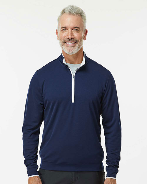 Adidas A2002 Men's Performance Lightweight Quarter-Zip Pullover at GotApparel