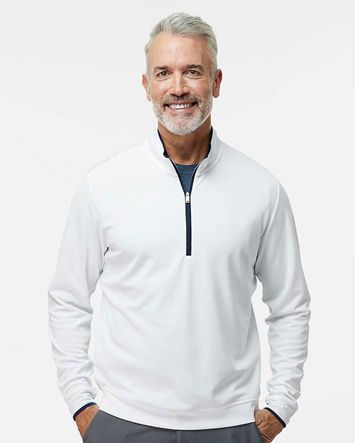 Adidas A2002 Men's Performance Lightweight Quarter-Zip Pullover at GotApparel