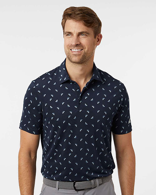 Adidas A2012 Men's Ultimate365 Mesh Print Polo at GotApparel