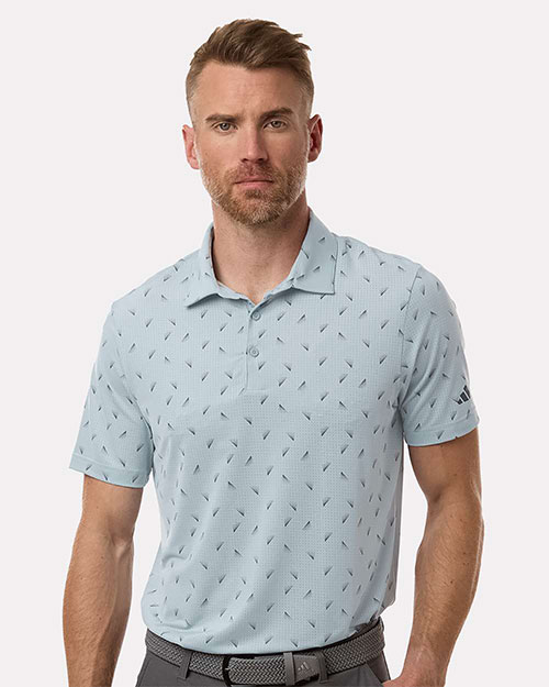 Adidas A2012 Men's Ultimate365 Mesh Print Polo at GotApparel