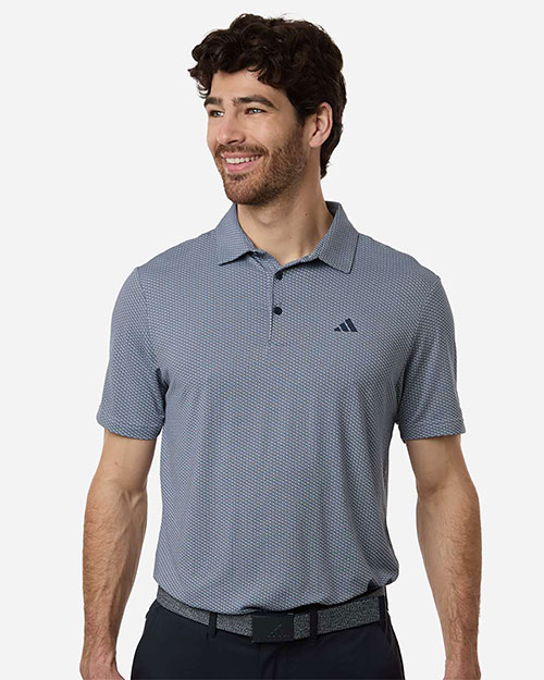 Adidas A2024 Men's Performance Textured Polo at GotApparel
