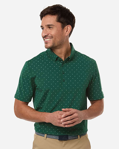Adidas A2028 Men's Ultimate365 Micro Print Polo at GotApparel
