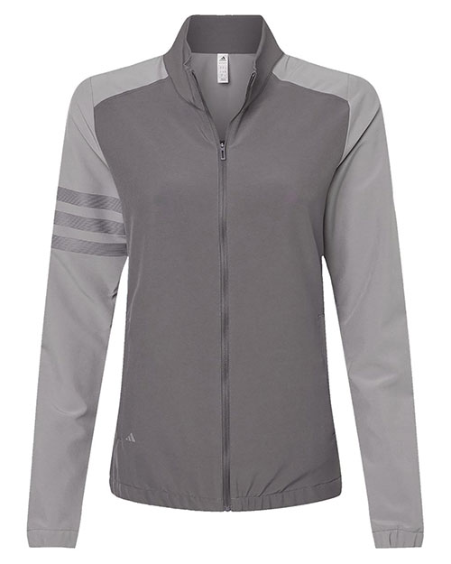 Adidas A268 Women 's 3-Stripes Full-Zip Jacket at GotApparel