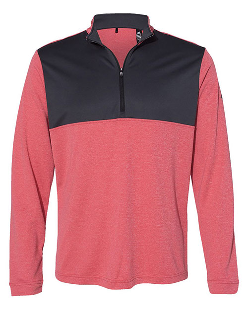 Adidas A280 Men Lightweight Quarter-Zip Pullover at GotApparel