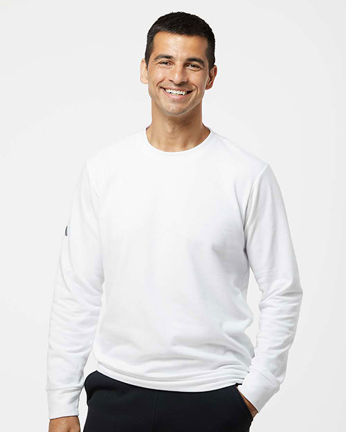 Adidas A434 Men Fleece Crewneck Sweatshirt at GotApparel