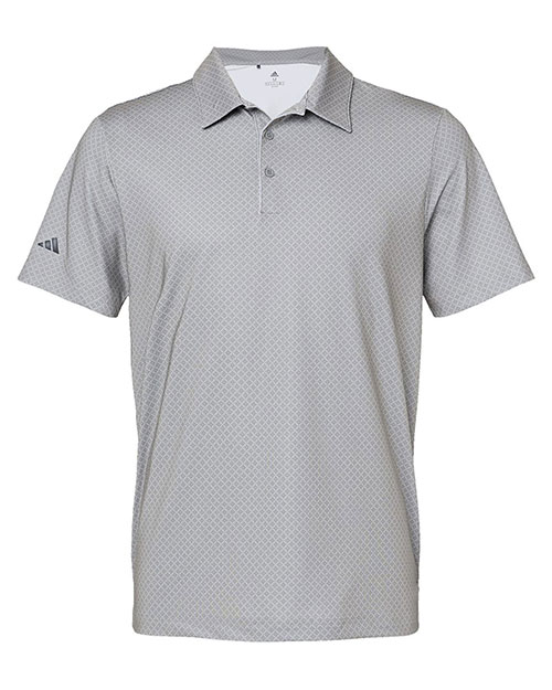 Adidas A498 Men Diamond Dot Print Polo at GotApparel