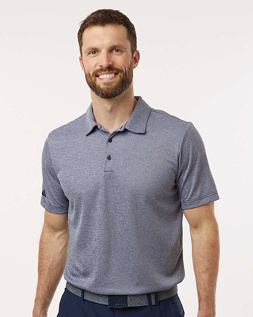 Adidas A591 Men's Space Dyed Polo at GotApparel