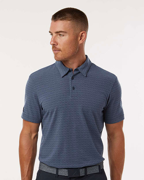 Adidas A702 Men's Blended Printed Polo at GotApparel