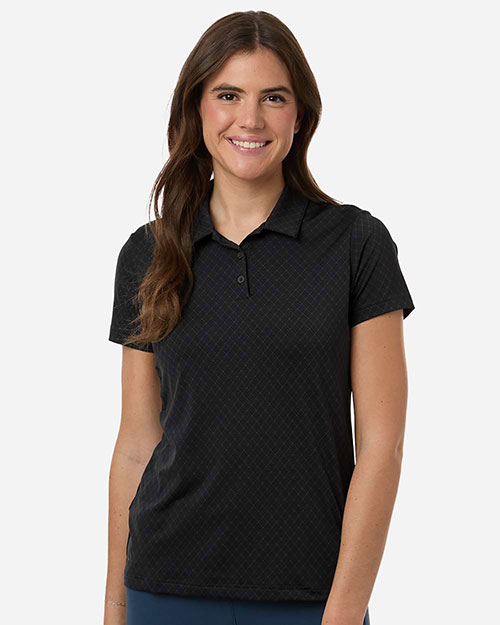 Adidas A717 Women's 4-Way Stretch Printed Polo at GotApparel