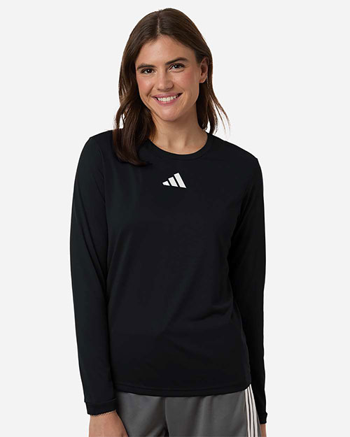 Adidas AT105 Women's Pregame Long Sleeve T-Shirt at GotApparel