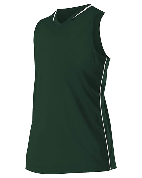 Alleson Athletic 551JW Women 's Racerback Fastpitch Jersey at GotApparel