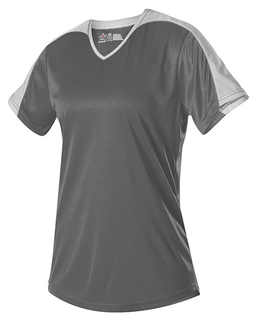Alleson Athletic 558VW Women's V-Neck Fastpitch Jersey at GotApparel