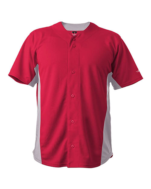 Alleson Athletic 566BFJ Unisex Crush Full Button Baseball Jersey at GotApparel