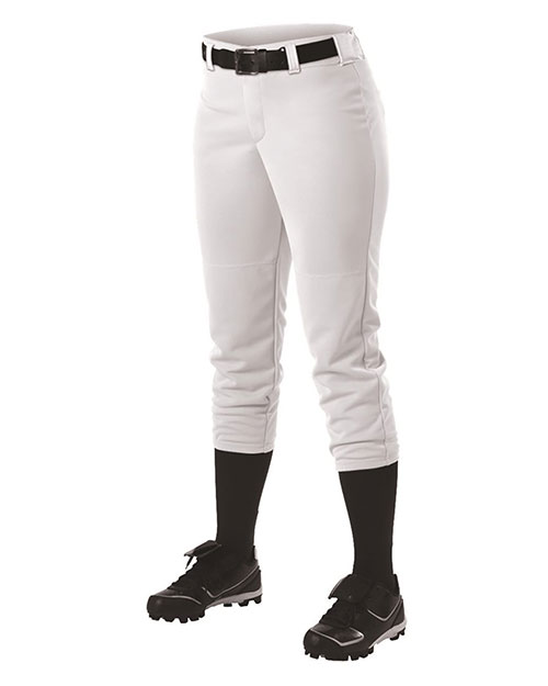 Alleson Athletic 605PBWY Girls' Belt Loop Fast-Pitch Pants at GotApparel