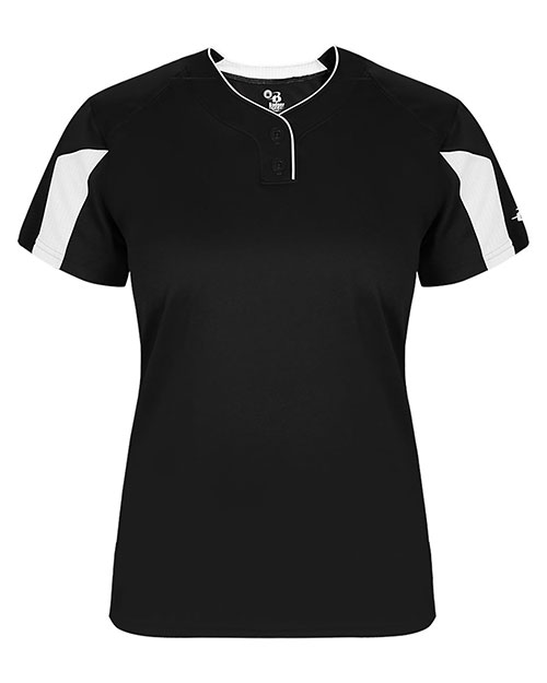 Alleson Athletic 6176 Women's Striker Placket at GotApparel