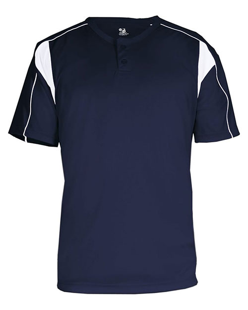 Alleson Athletic 7937 Men's B-Core Pro Placket Jersey at GotApparel